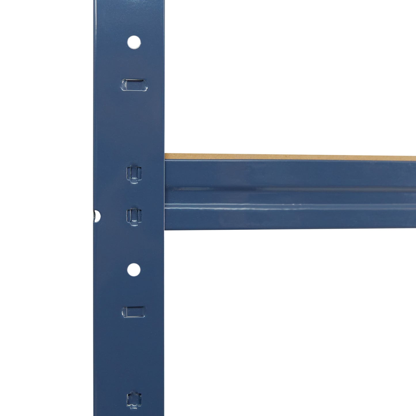 shelfplaza HOME Schwerlastregal 200x50x30 cm blau mit 6 Böden