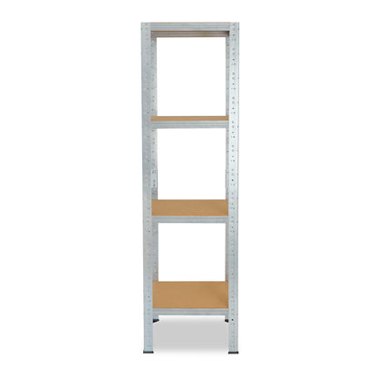 shelfplaza HOME Schwerlastregal 180x60x60 cm verzinkt mit 4 Böden