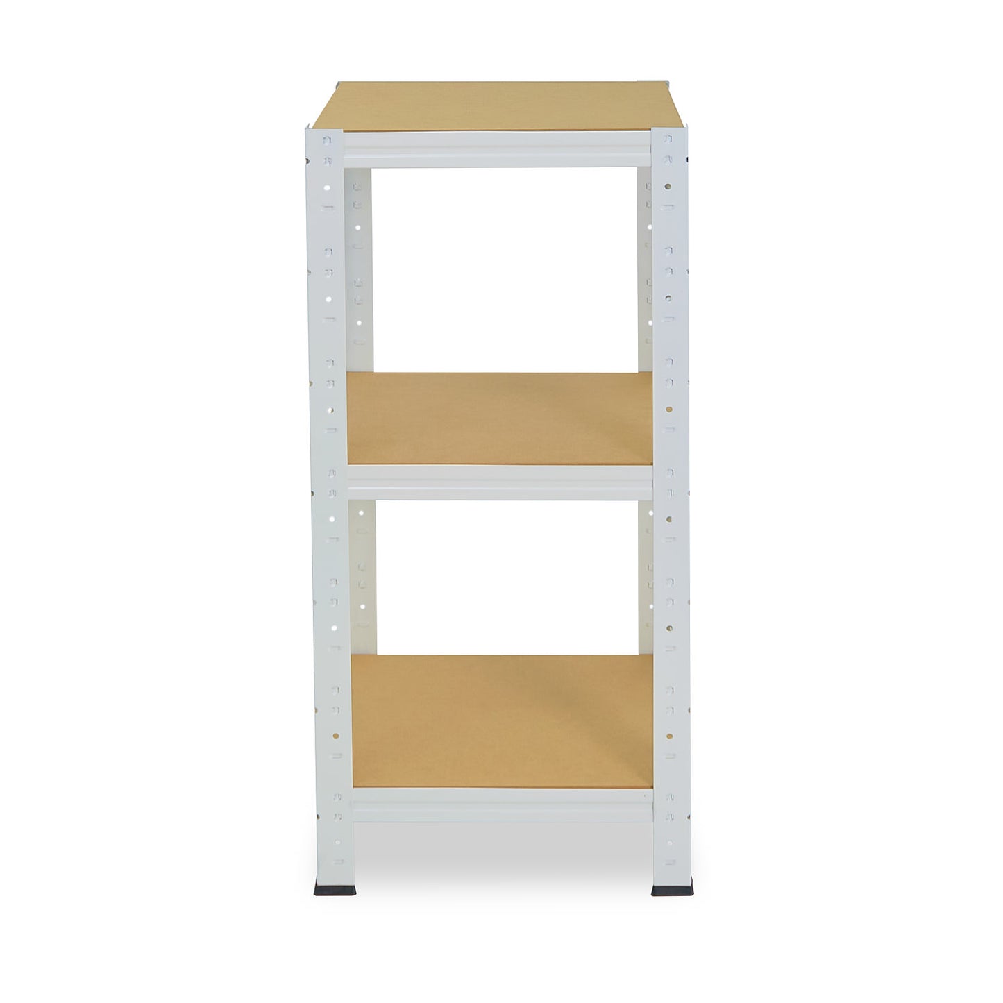 shelfplaza HOME Schwerlastregal 90x45x45 cm weiß mit 3 Böden