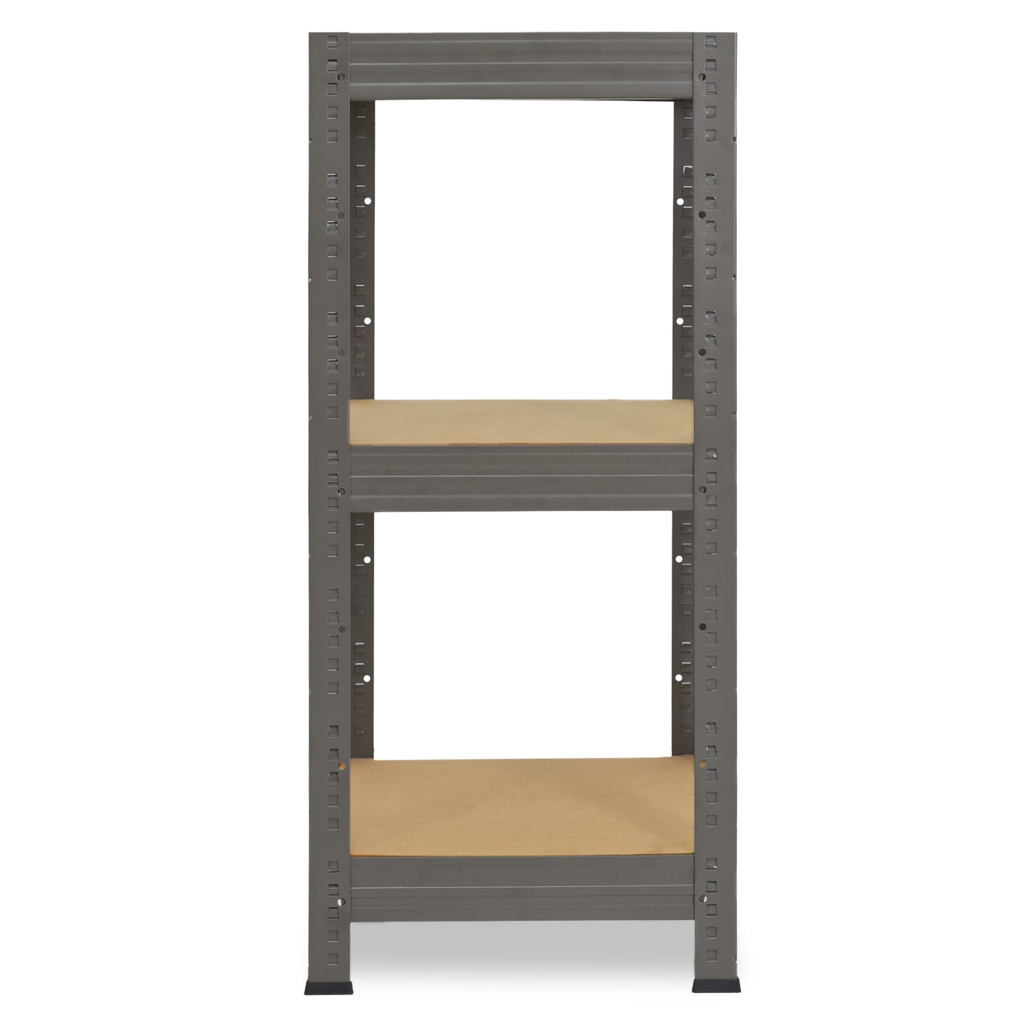 shelfplaza PRO Schwerlastregal 90x50x50 cm grau mit 3 Böden