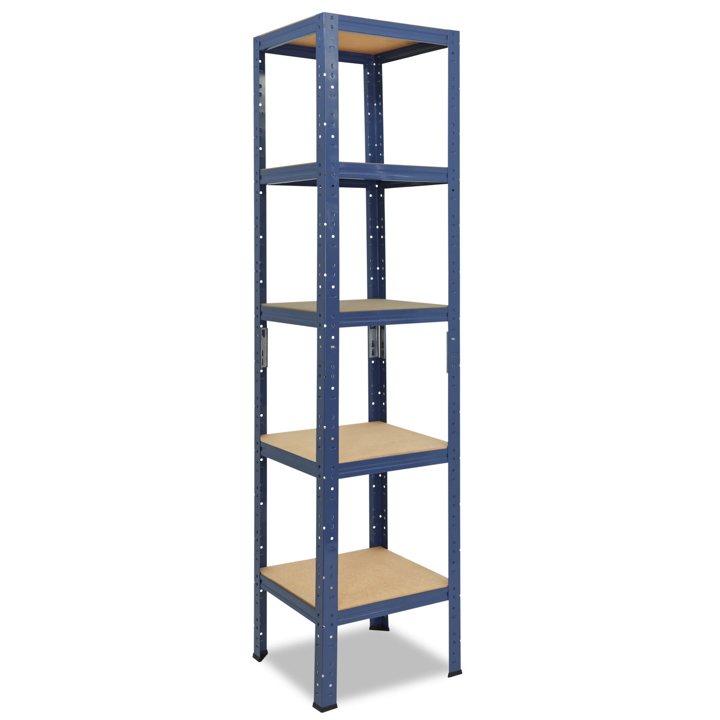 shelfplaza HOME Schwerlastregal 200x60x60 cm blau mit 5 Böden