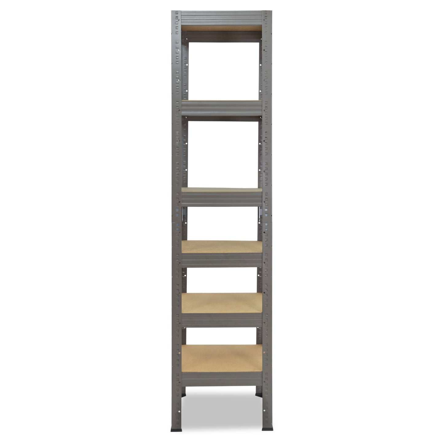 shelfplaza PRO Schwerlastregal 200x45x45 cm grau mit 6 Böden