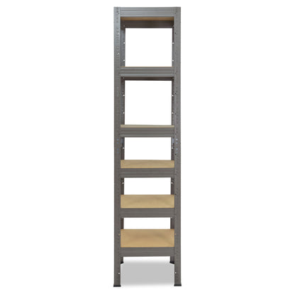 shelfplaza PRO Schwerlastregal 200x45x45 cm grau mit 6 Böden